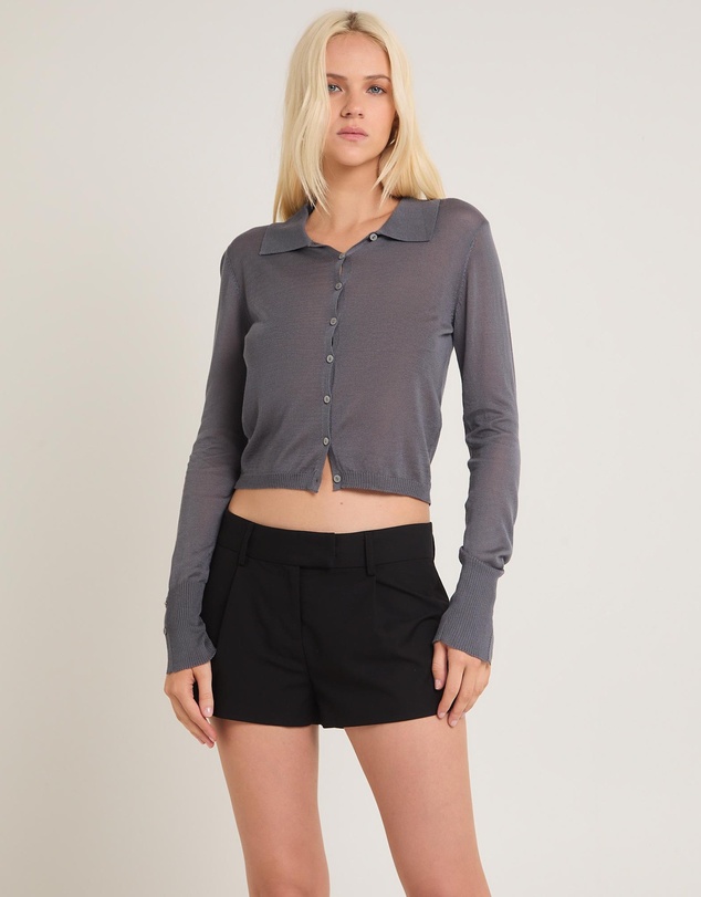 Alice In The Eve - Evelyn Button Front Knit Top