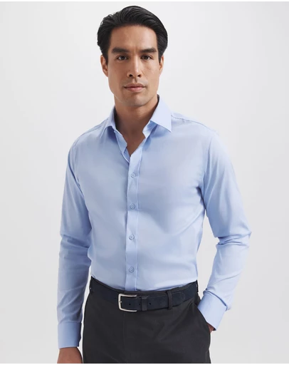 SABA - Stretch Poplin Slim Shirt