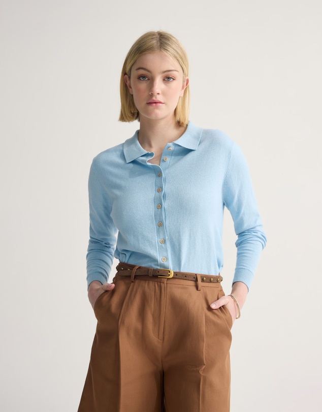Oxford - Pinky Cashmere Cardigan