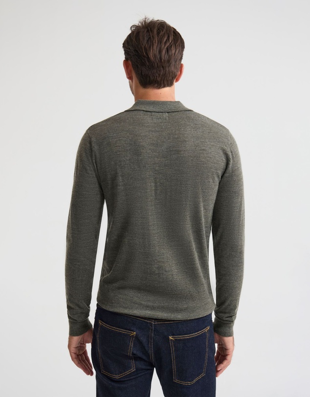 Oxford - Blair Polo Collar Merino Knit