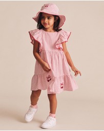 Huxbaby - Cherry Pie Stripe Dress - Mini Dress