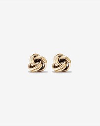 Michael Hill - Knot Stud Earrings in 10kt Yellow Gold