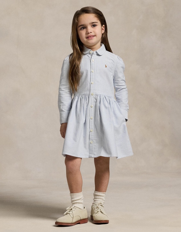 Polo Ralph Lauren - Striped Cotton Oxford Shirtdress (2YRS-6.5YRS)