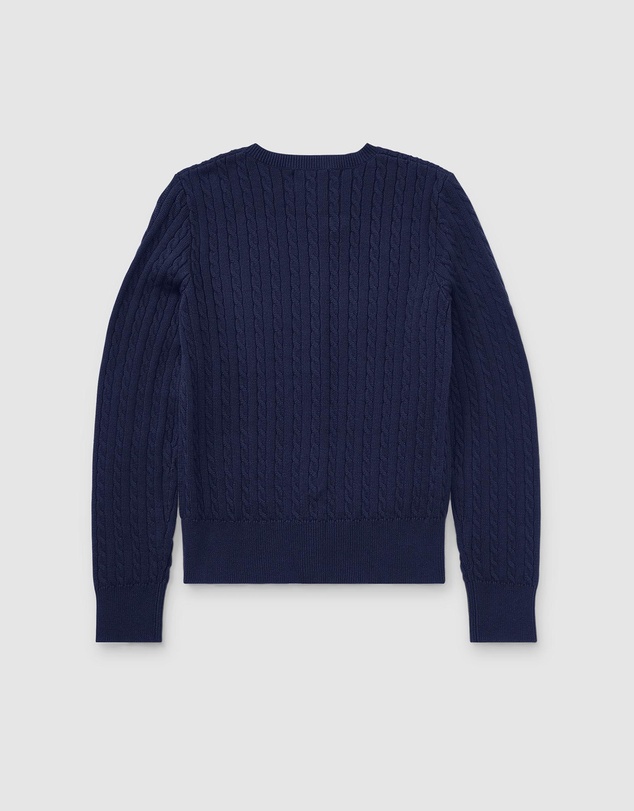 Polo Ralph Lauren - Mini-Cable Cotton Cardigan - Teens