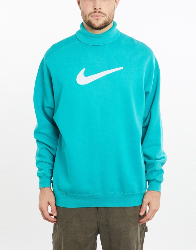 Vintage by The Real Deal - Pre Loved - Vintage 90s Nike Turtleneck Sweatshirt
