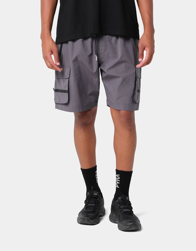 PYRA - Nero Cargo Shorts - Stone