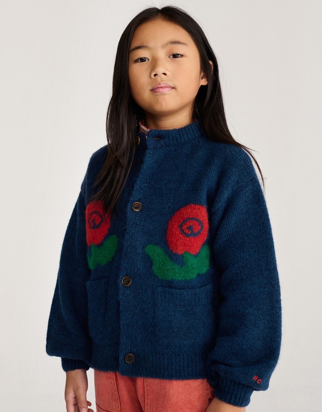 Bobo Choses - Stamp Bloom Cardigan - Babies-Teens