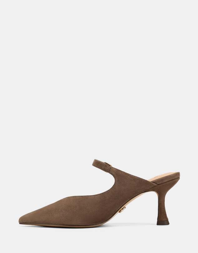 Wittner - Lucille Mid Heels Mocha Brown Suede
