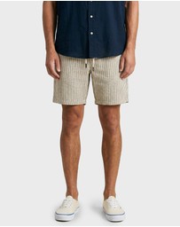 Academy Brand - Jeff Stripe Linen Short