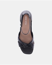 Mia Vita - Tatum Heeled Sandal - Black