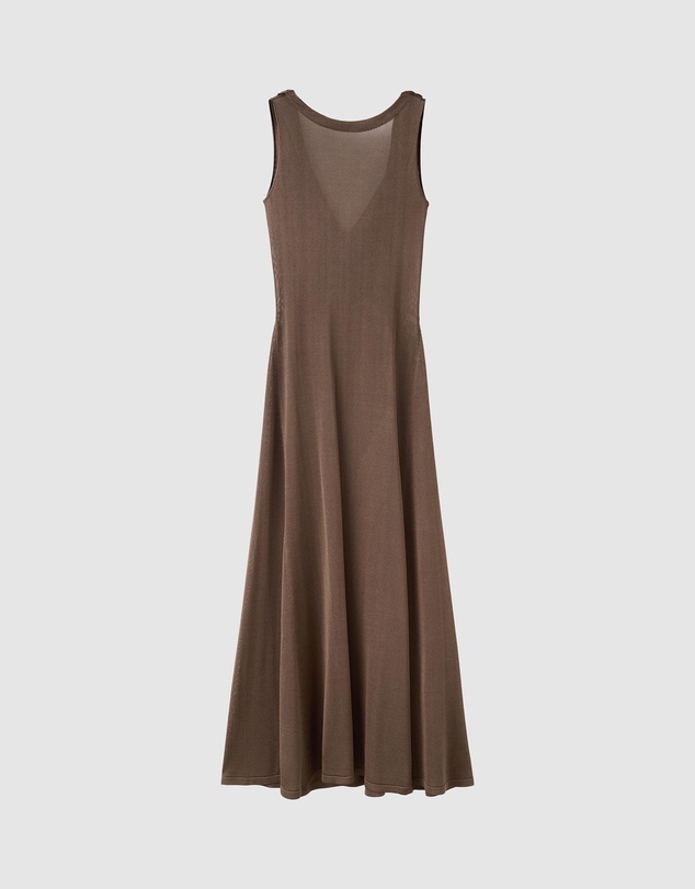 M.N.G - Long Dress with A Draped Back