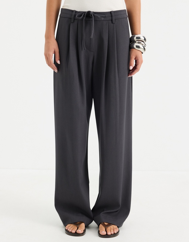 Calli - Arden Mid Rise Tie Waist Pants