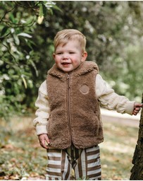 Kynd Baby - Sherpa Vest in Mocha