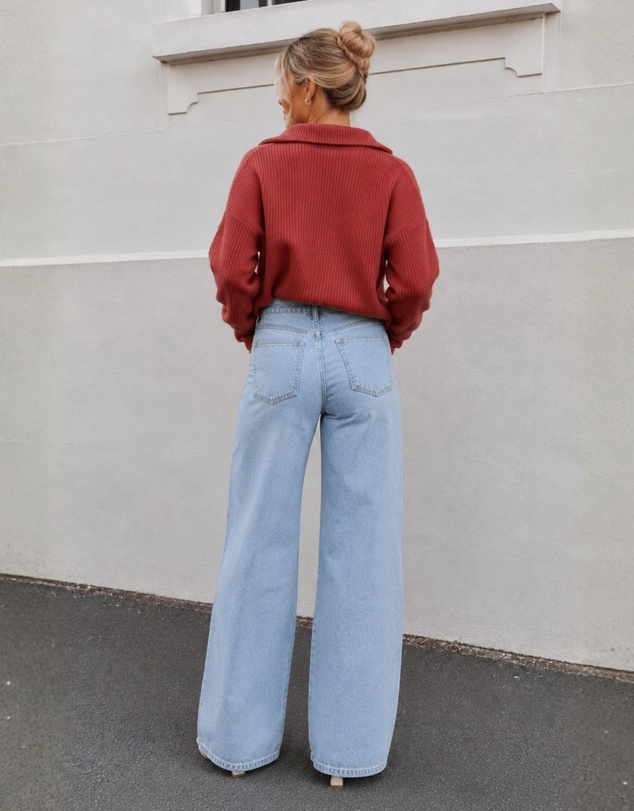 Esther & Co - Merete Knit - Brick