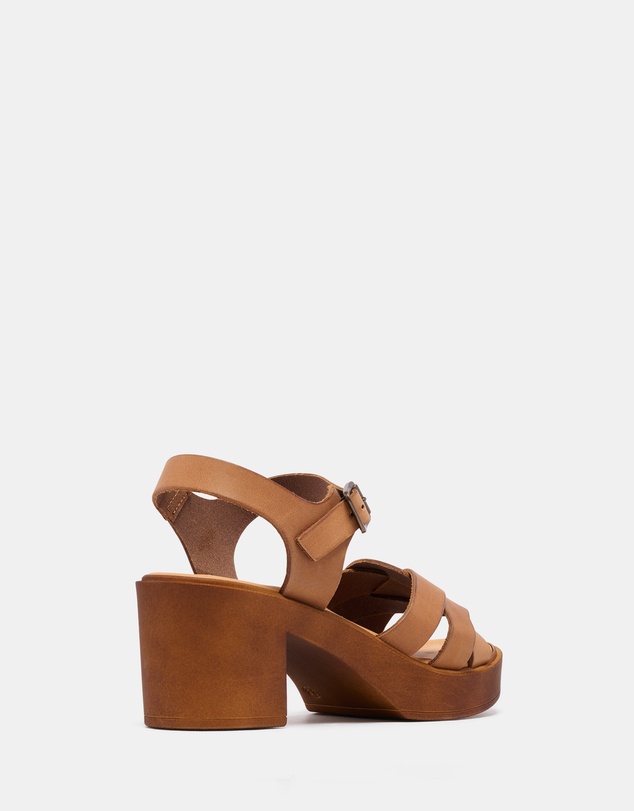 BioNatura - Verna Leather Platform Heels