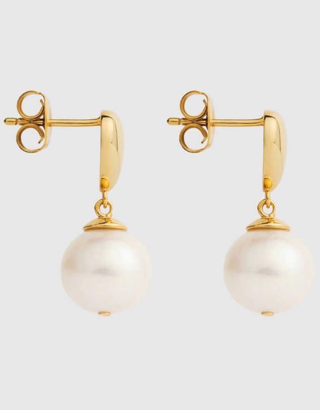 Najo - Islander Yellow Gold Pearl Earring