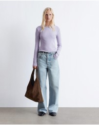 & Other Stories - Ribbed LS Top