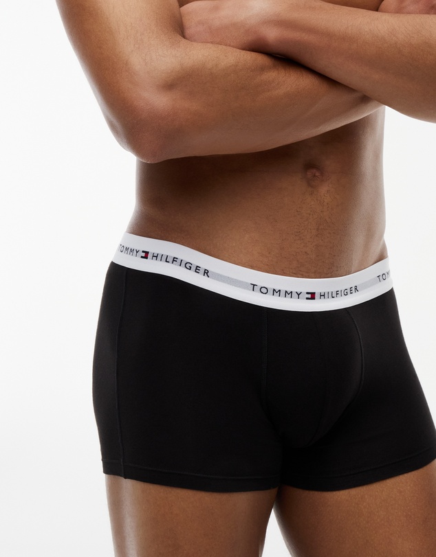 Tommy Hilfiger - 3-Pack Essential Logo Waistband Trunks