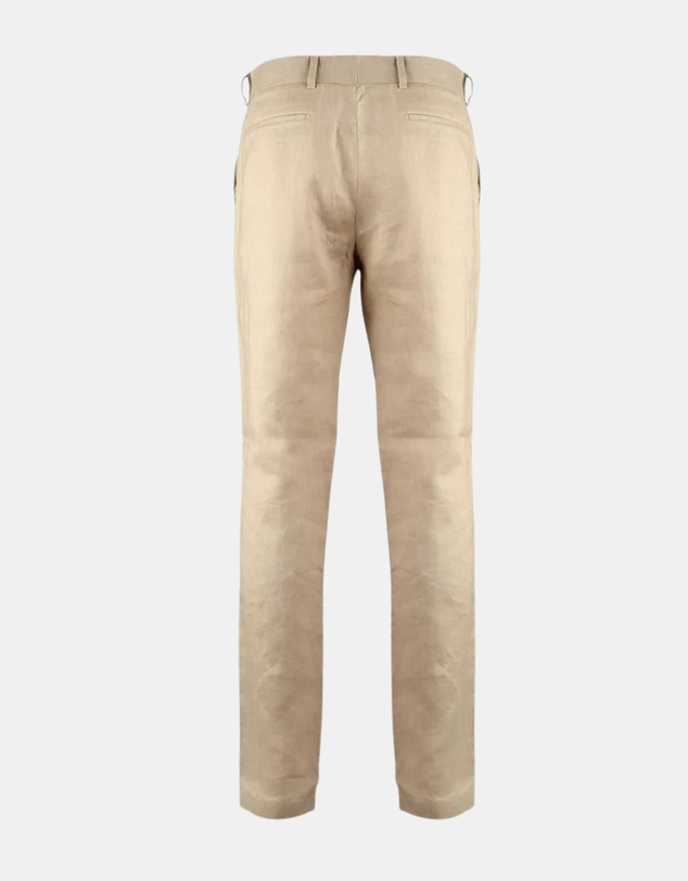 Henry Bucks - HENRY Linen Tailored Chino BEIGE