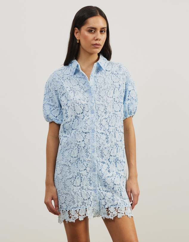 Atmos&Here - Rio Broderie Shirt Dress