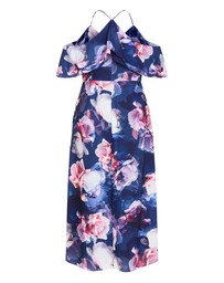 City Chic - Miss Jessica Print Maxi Dress
