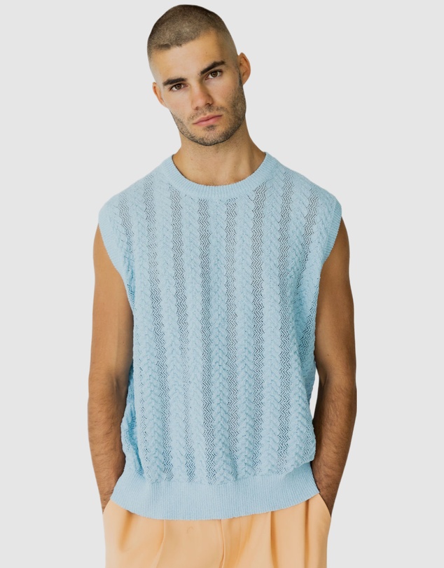 Justin Cassin - Cassis Knitted Vest