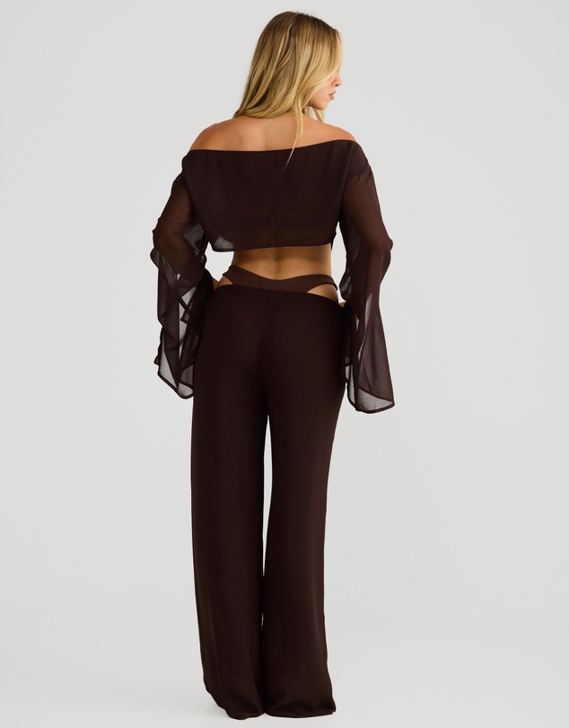 Vacay Swimwear - Bella Pant Chocolate