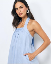 AERE - Dovie Linen Maxi Dress