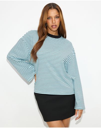Blue & Black Stripe