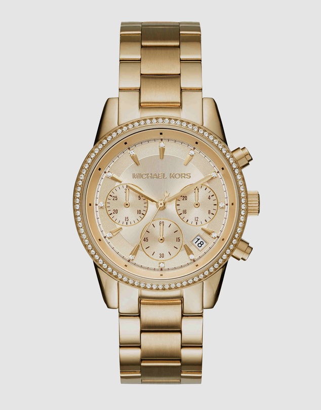 Michael Kors - Michael Kors Ritz Gold Watch MK6356