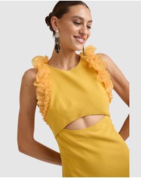 Romance by Honey and Beau - Trevia Frill Midi Dress