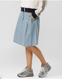Lorna Jane - Relay Denim Pleat Skirt