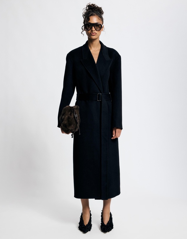Lover - Veda Belted Wool Coat