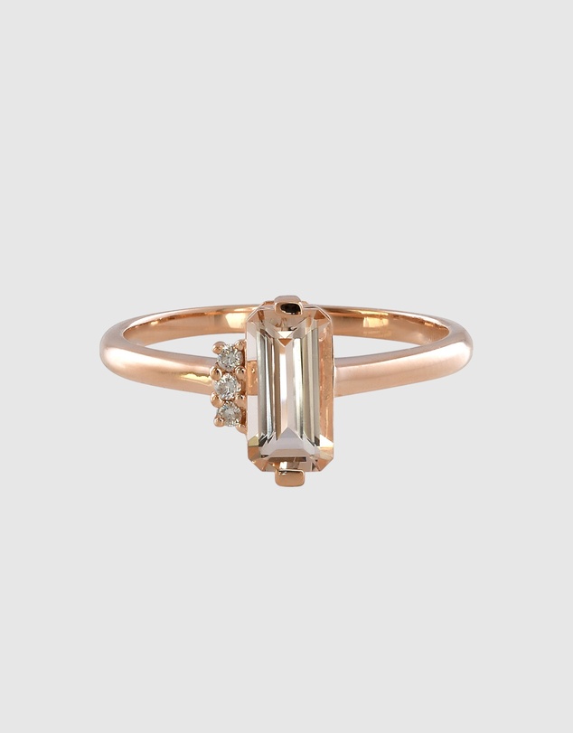 Von Treskow - 9ct Gold 5th Ave Morganite Ring