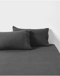Linen House - Ryland Fitted Sheet + Pillowcase Set