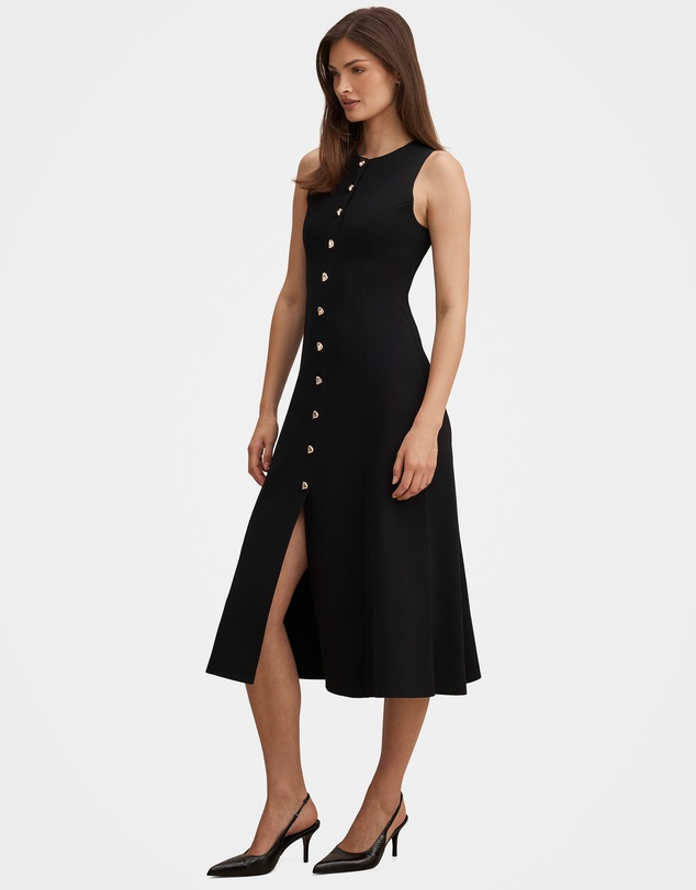 Forever New - Lucienne Fit and Flare Knitted Midi Dress