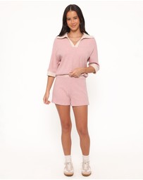 Petal & Pup - Greta Knitted Short Set - Pink