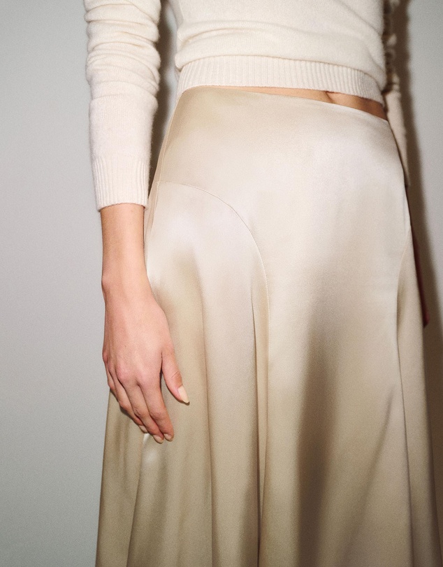 Reformation - McCall Silk Skirt