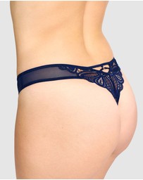 Sans Complexe - Attirance Low Rise Mesh & Lace Thong