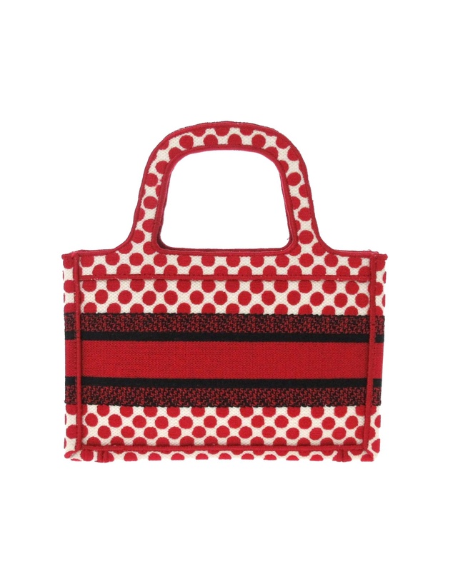 Pre-Loved by Azura Reborn - Pre-Loved dior Polka Dot Tote Bag