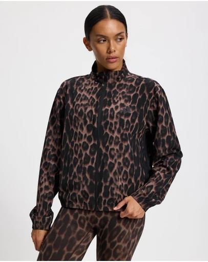 adidas Performance - Workout Essentials Leopard Woven Jacket