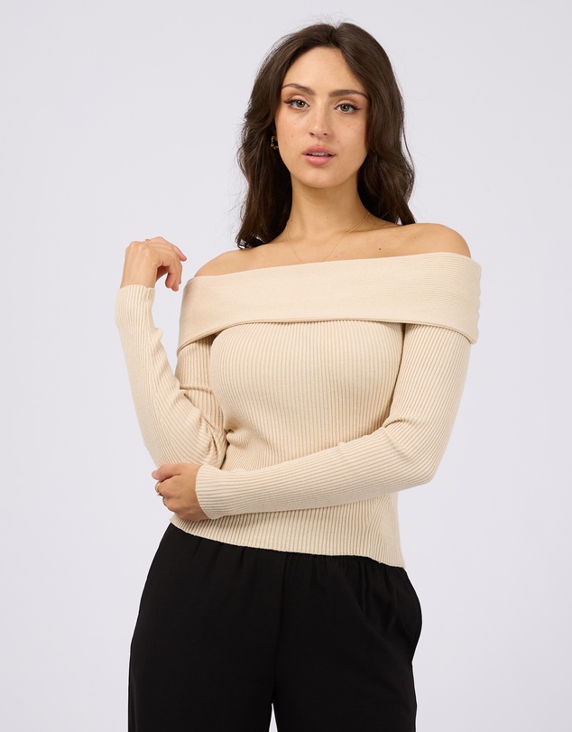 All About Eve - Sabine Off Shoulder Knit