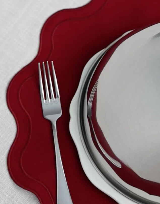 Tablescaped - Burgundy Dreams - Set of 4 Placemats