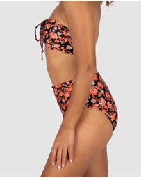 Baku Swimwear - Flamenco Gathered High Waist Bikini Bottom