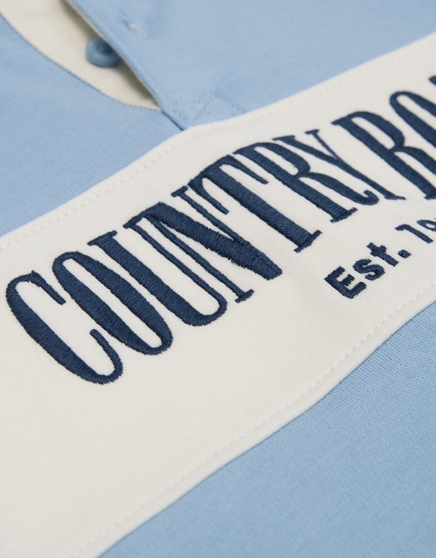Country Road - Organically Grown Cotton Logo Rugby T-shirt