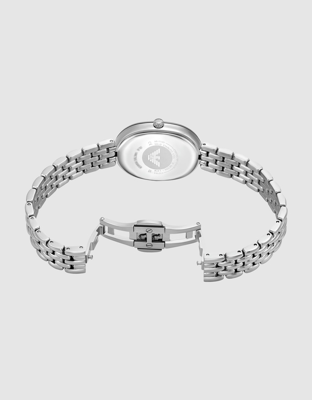 Emporio Armani - Silver Tone Analogue Watch