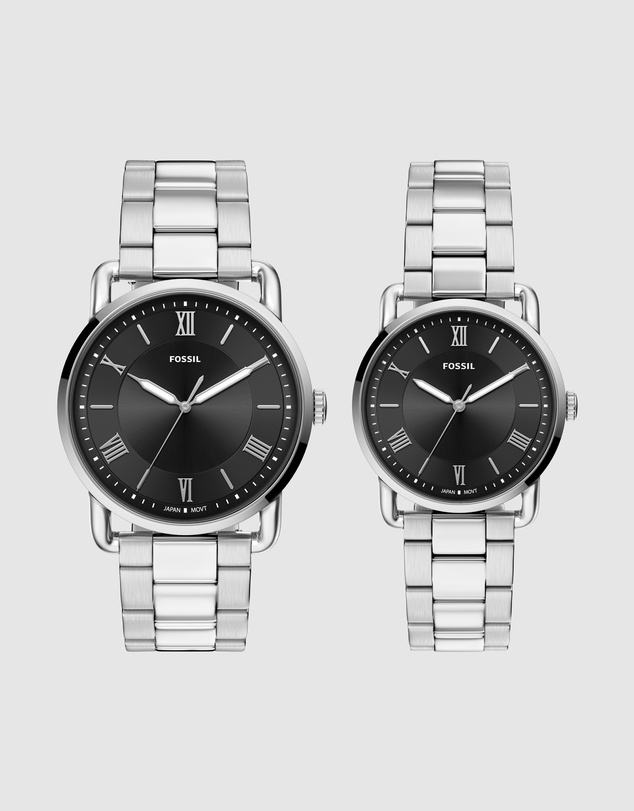 Fossil - Copeland Silver Tone Analogue Watch