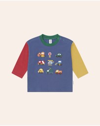 Huxbaby - Colour Block Construction Top - Babies-Kids