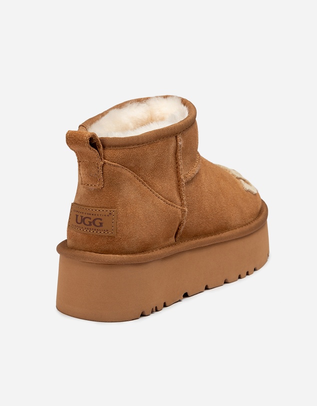 Ozwear Connection Uggs - Ugg Classic Dana Emb Logo Platform Ultra Boot