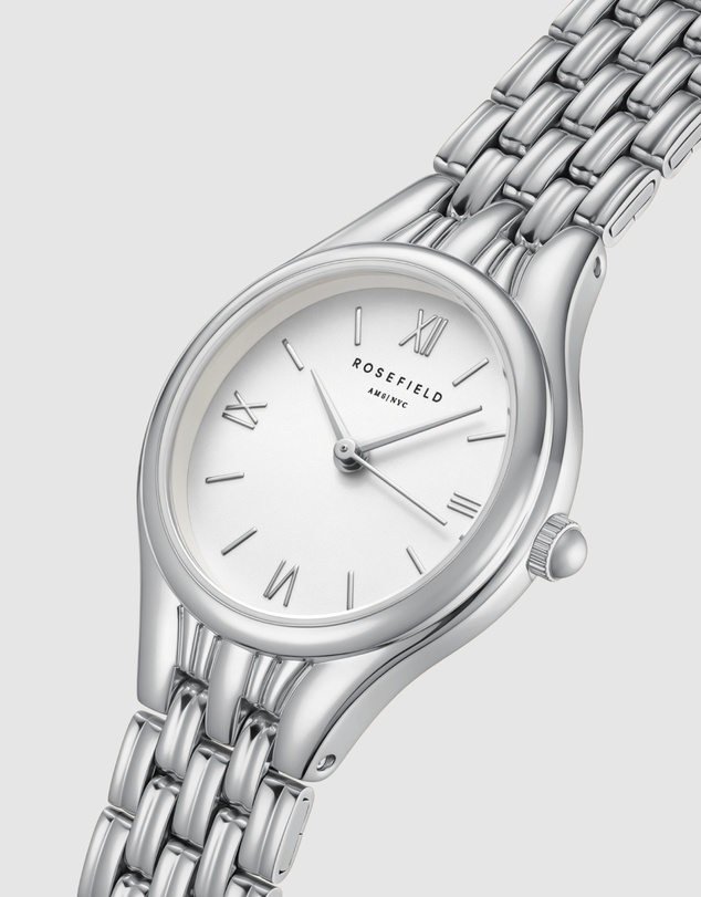 Rosefield - Muse Silver-Tone Stainless Steel Bracelet Watch
